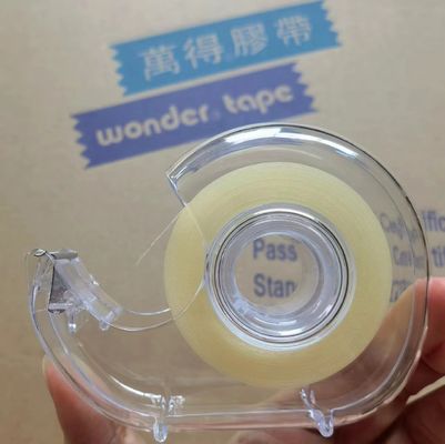 DIY Clear BOPP Stationery Tape 18 мм ширина желтоватая индивидуальная для проектов