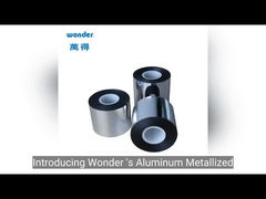 Металлизированная пленка типа BOPP упаковочная лента 0,055 мм